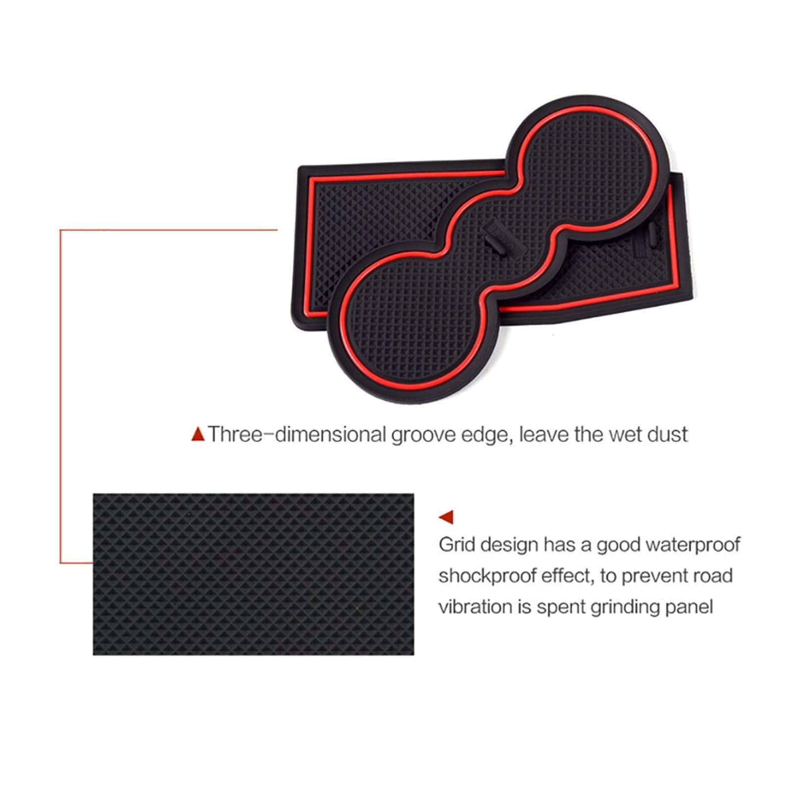 Skoda Octavia Anti-Rutschmatten – Für Mittelkonsole & Türschlitze