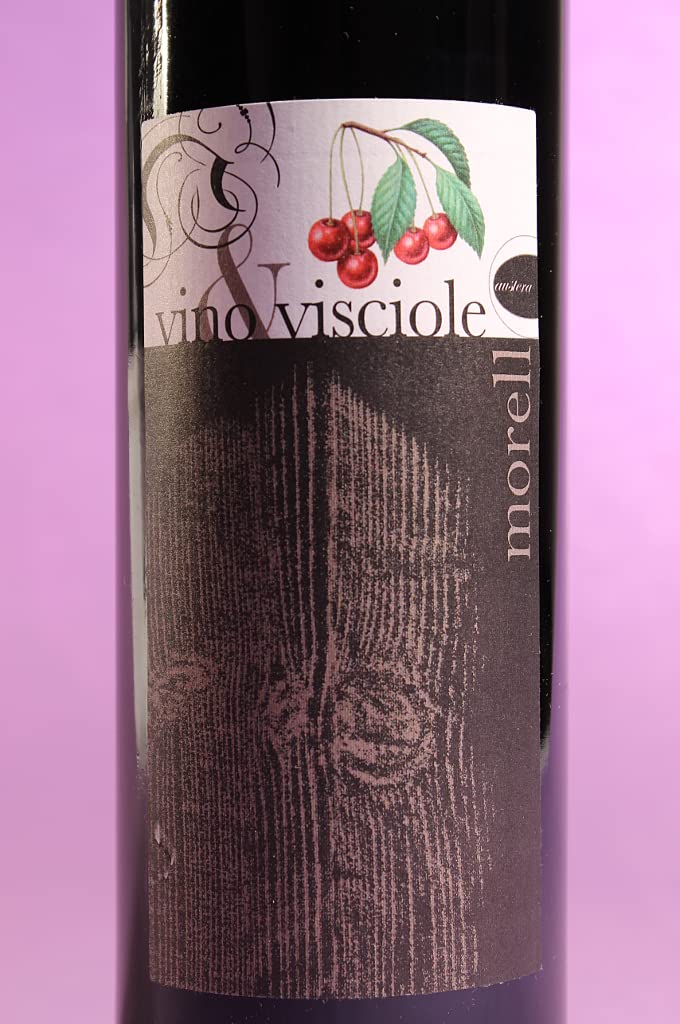 Vino di VISCIOLE | Morello Vino & Visciole | bevanda aromatizzata a base di VINO e VISCIOLE | 750ml - 13,5% vol