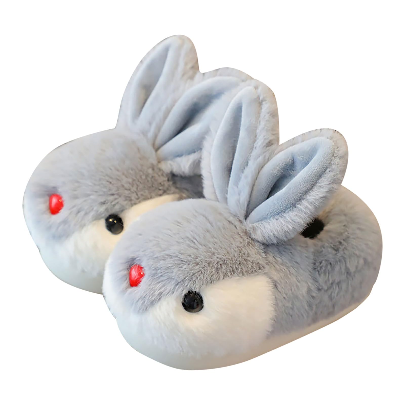 Chaussons Fille Lapin Mignon - Semelle Antidérapante, Coton Doux, Pour Maison Et Intérieur