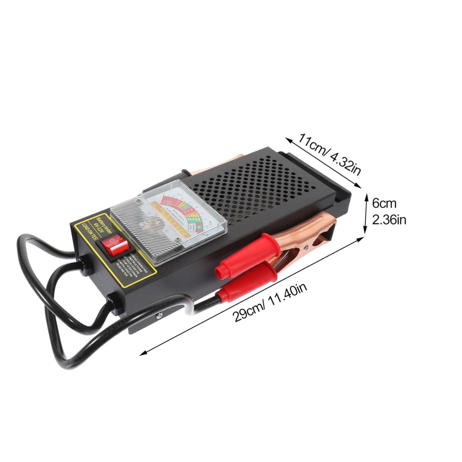 ABOOFAN Car Battery Tester Printer Automotive Diagnostic Tool for Battery System Analysis Compatible Vehicle Types