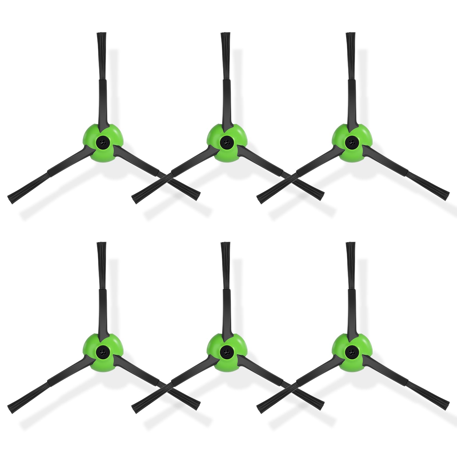6 Packs Replacement Side Brushes Compatible with iRobot Roomba E,I,J Series Edge Sweeping Brush Soft Bristle Robot Vacuum Accessories for I1+/I2+/ I3+/I4+/I5+/I6+/I7+/I8+/j6+/j7+/j8+/E5/E6