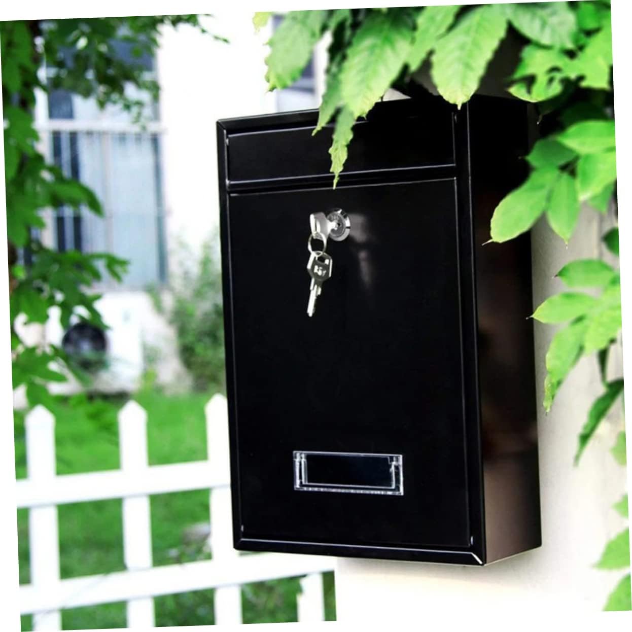 Outdoor Letter Box Greeting Mailbox for Home Use Durable Newspaper and Magazine Cases Wall Mount Design for Easy Access