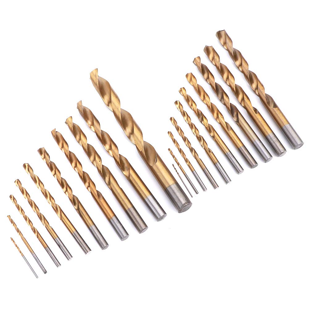 Ausla Set Punte HSS Titanio 202 Pezzi 1-13mm | Multifunzione per legno, plastica, alluminio, range 1-13mm