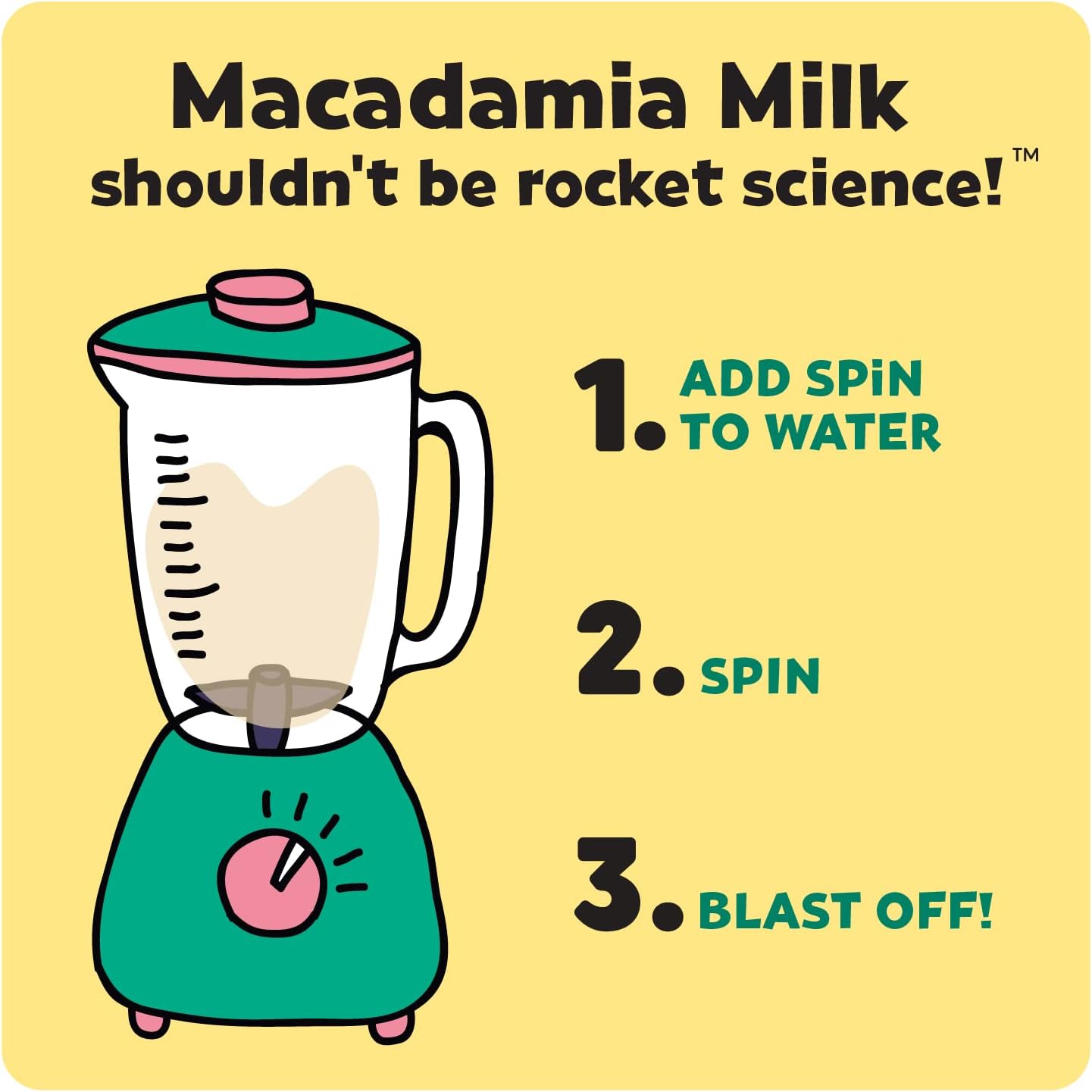 Wilderness Poets SPiN, Macadamia Milk Concentrate - Unsweetened - 1 Ingredient - Make Macadamia Nut Milk or Non-Dairy Creamer for Coffee, Tea, Lattes, Smoothies (16 Ounce)