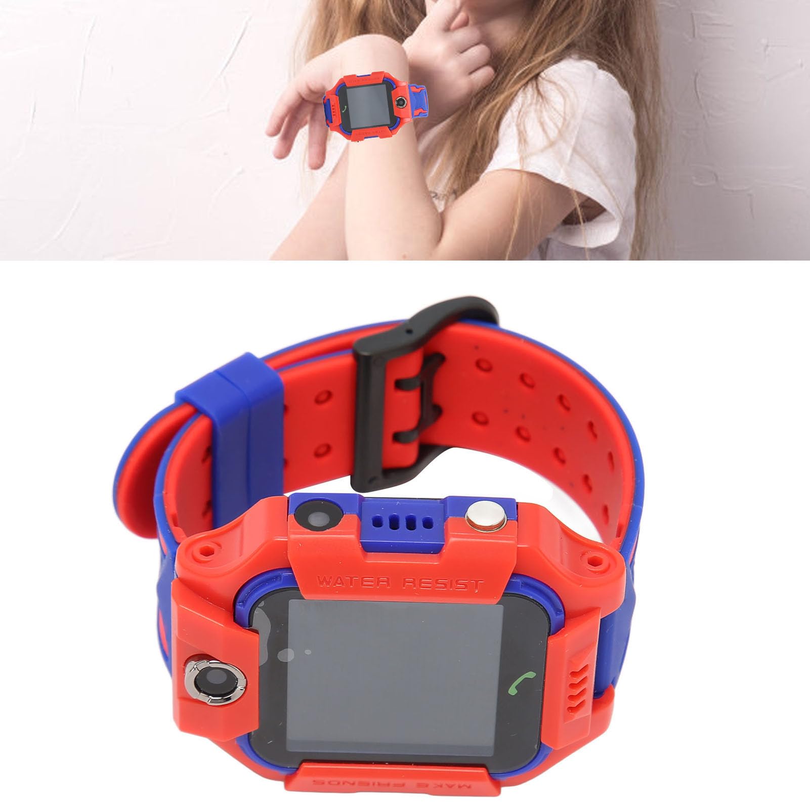 VBESTLIFE Smartwatch per Bambini e Bambine, Smartwatch Impermeabile per Bambini con Chiamata Bidirezionale, Touch Screen, Fotocamera, Giochi di Matematica, Sveglia, per Bambini da 3 a 12