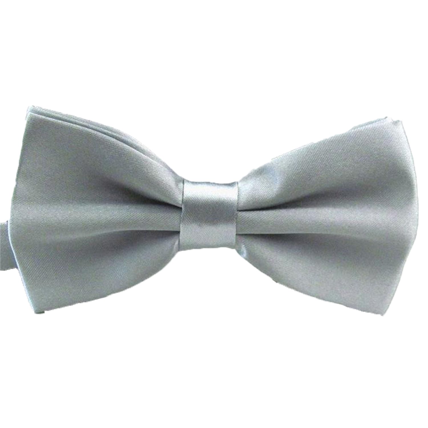 SURVODJA Men Bow Tie Adjustable Length Wedding Male Fashion Boys Satin Bowties