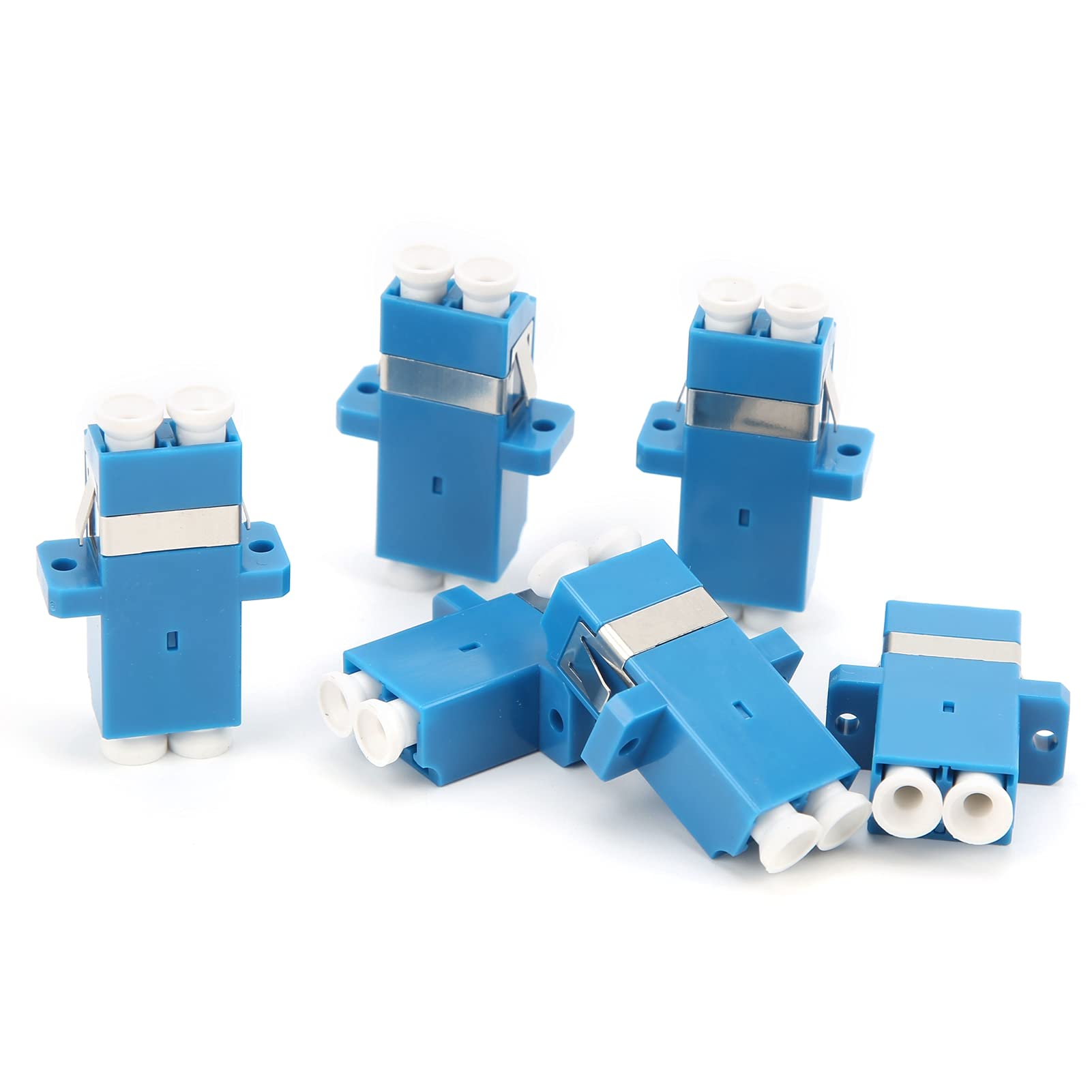 Coupleur de Fibre Optique 50Pcs, Adaptateur de Connecteur Duplex LC-LC/UPC Connecteur de Fibre Optique Connecteur Industriel0
