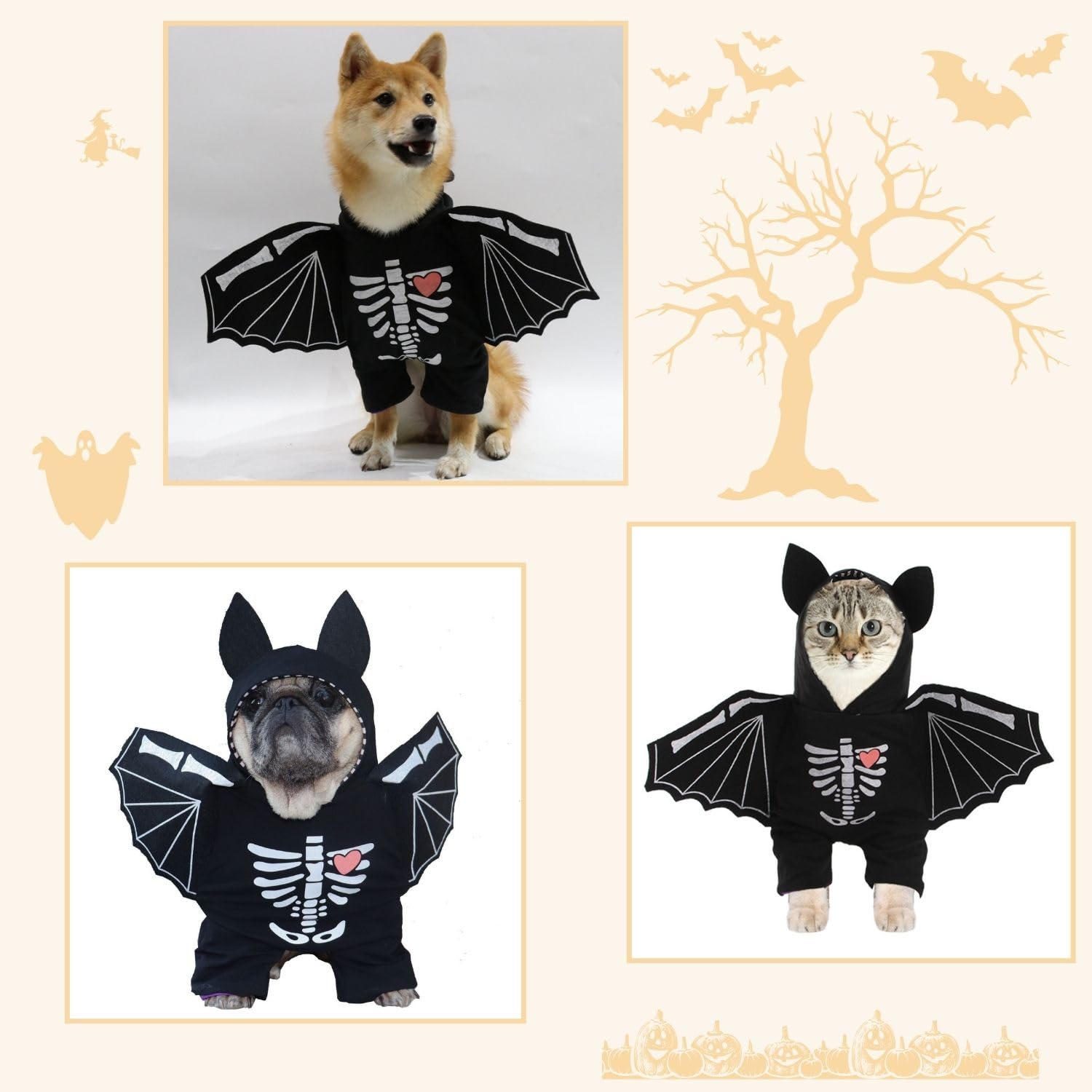 Amazon | ペットパレット 犬 猫 コスプレ ハロウィン ペット 服 変装