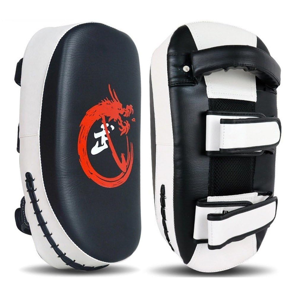 Taekwondo Kick Pads Boxeo Karate Pad Cuero De PU Muay Thai MMA Arte Marcial Kickboxing Punch Mitts Saco De Boxeo Equipo De Entrenamiento De Escudo para Patadas