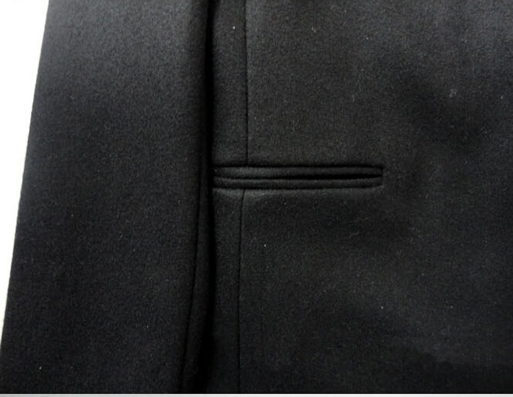 Damski płaszcz zimowy elegancki sztuczny płaszcz wełniany Outwear trencz płaszcz zimowy długi płaszcz