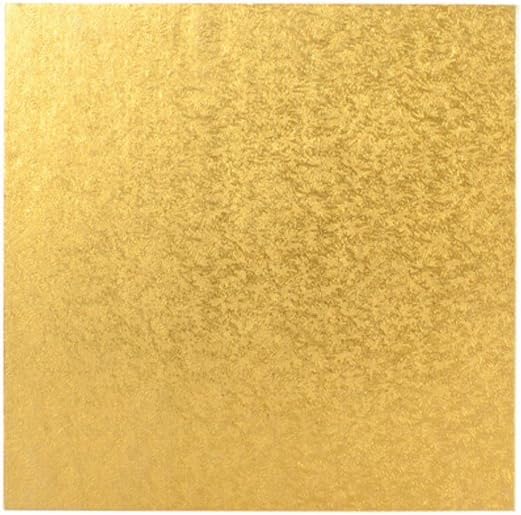 PackitUK 1189A-2 Cake Board, Card, Gold