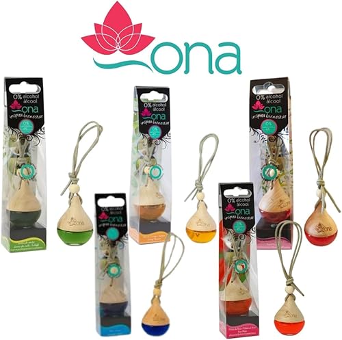 Miniatura 5 de Ona ambientador para auto con fragancia de larga duración, 0% alcohol. europeo