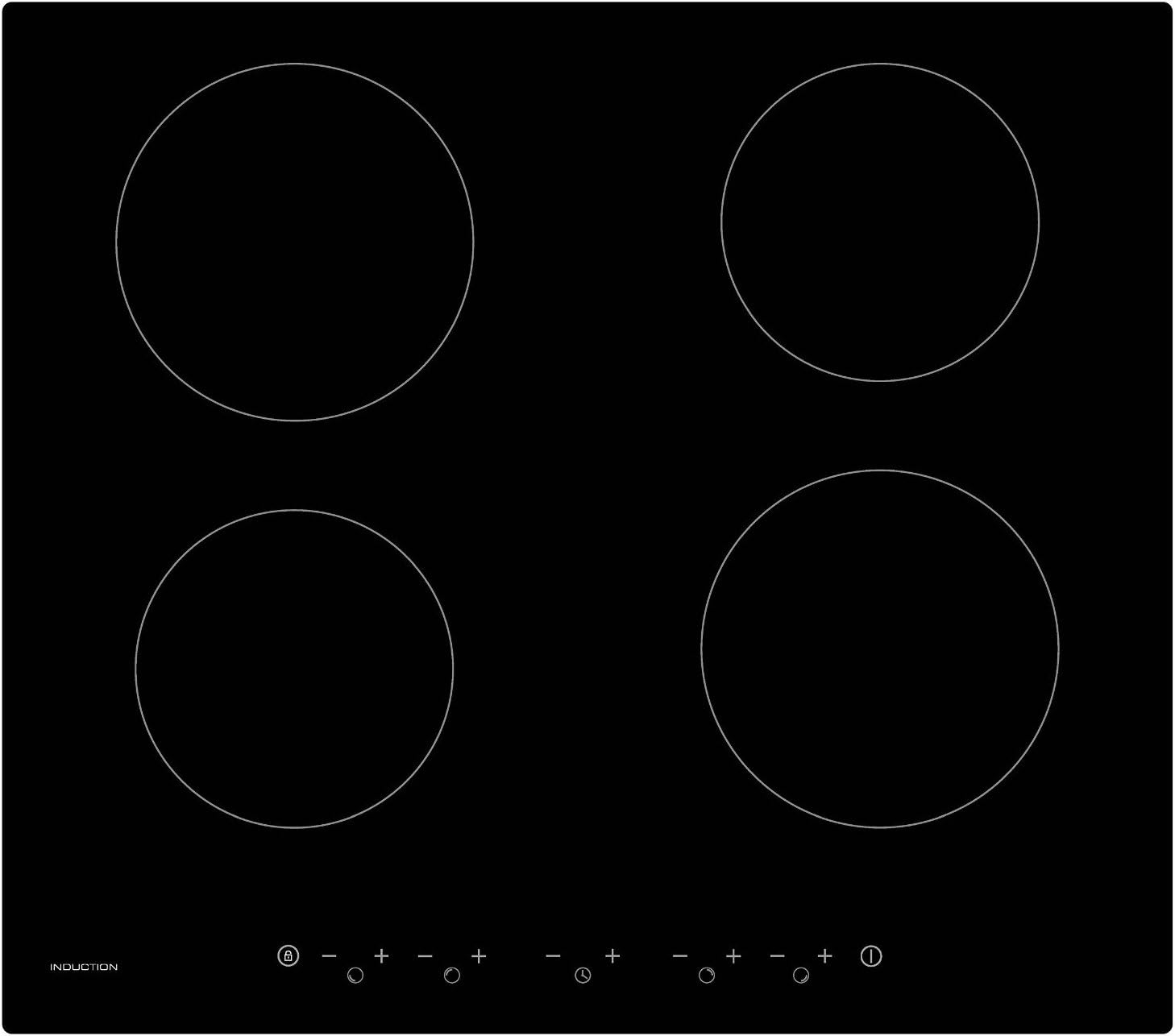 Cookology CIT601 60cm Built-in Touch Control Induction Hob in Black