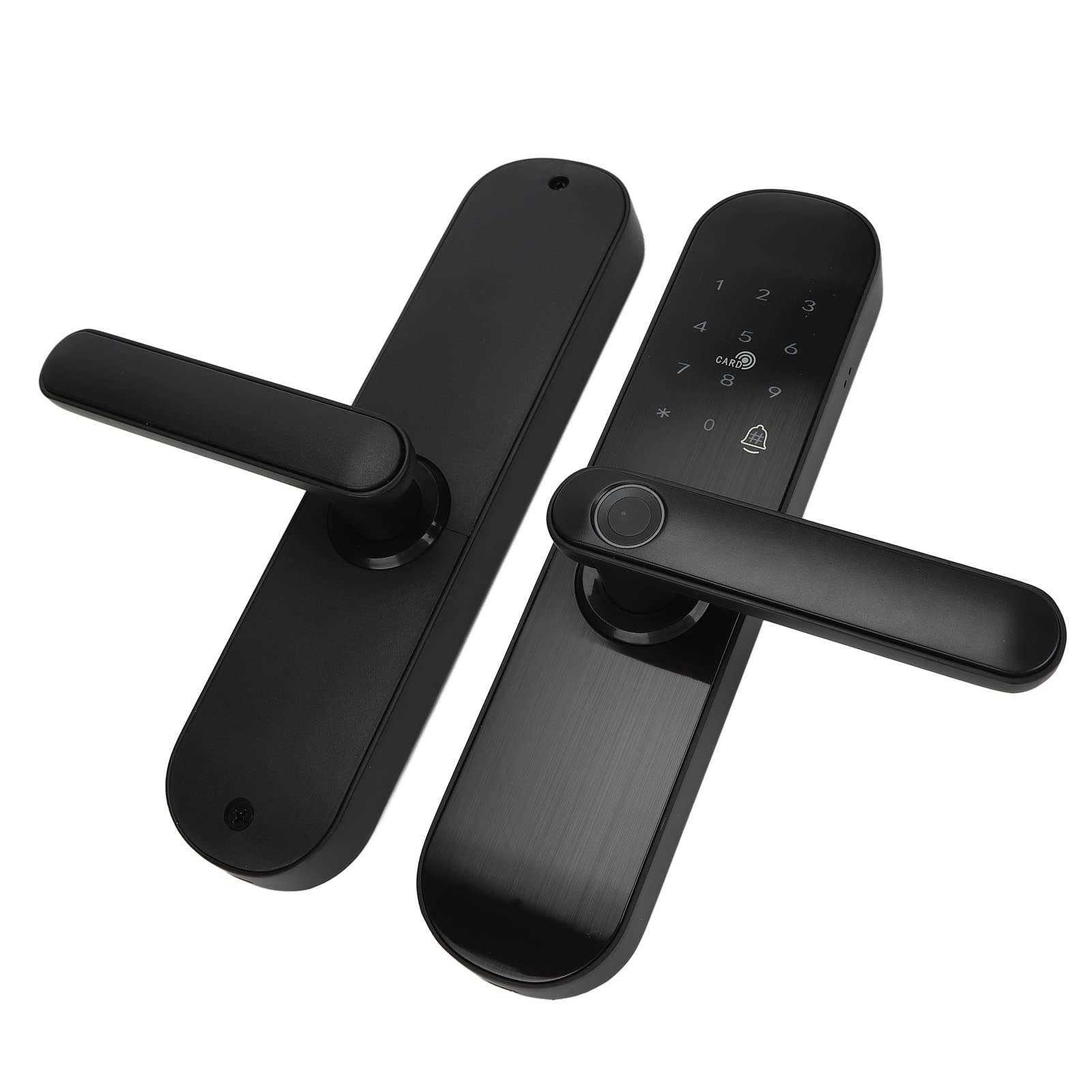 YUYTE Huella Digital con Tarjeta y Contraseña para Seguridad en el Hogar y Versátil para Puertas