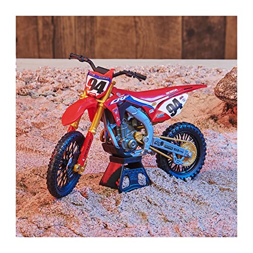 Supercross, Authentic Ken Roczen 1:10 Scale Collector Die-Cast Motorcycle Replica with Display Stand
