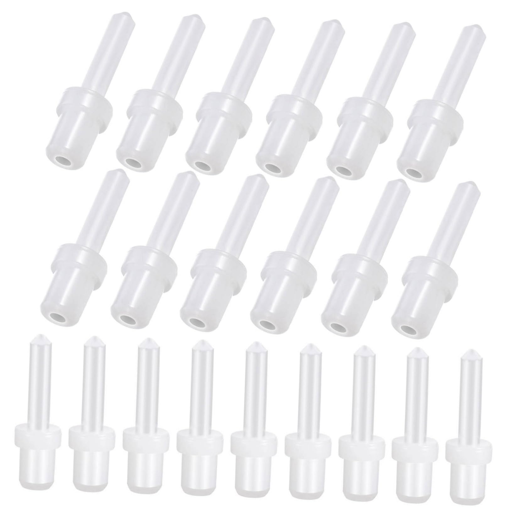 ARTIBETTER 60Pcs Shutter Repair Pins, Plastic Shutter Repair Tools, Repair Plantation Shutters Tool, Louver Spring Loaded Repair Pins, Shutter Window Replacement Parts