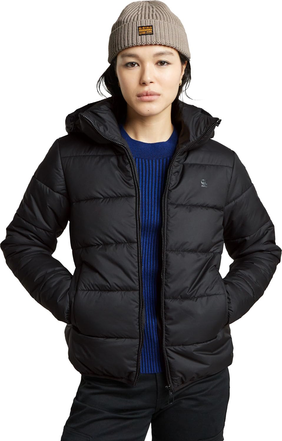 G-STAR Donna Meefic Jacket, Nero (Dk Black D25193-B958-6484), M-image