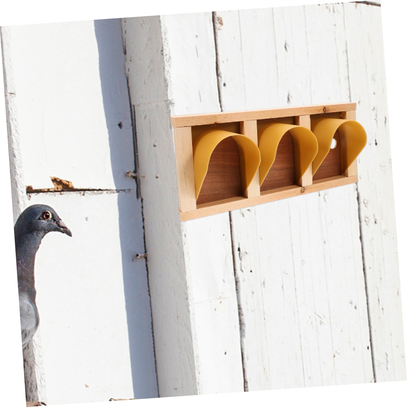 Didiseaon Puerta de Jaula para Estilo Europeo de Madera con Diseño de Puertas para Múltiple Instalación Rápida Herramientas para Palomares y Voladeras