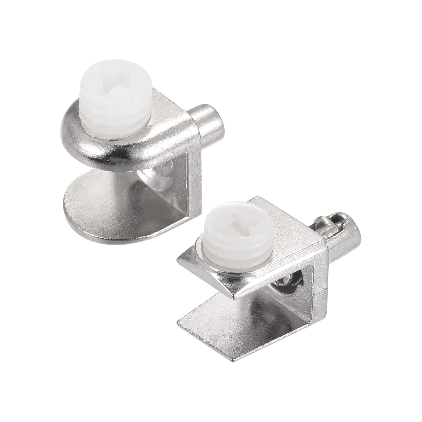 Supports d'étagère en verre antidérapants et robustes uxcell pour vitrines de 5-8 mm