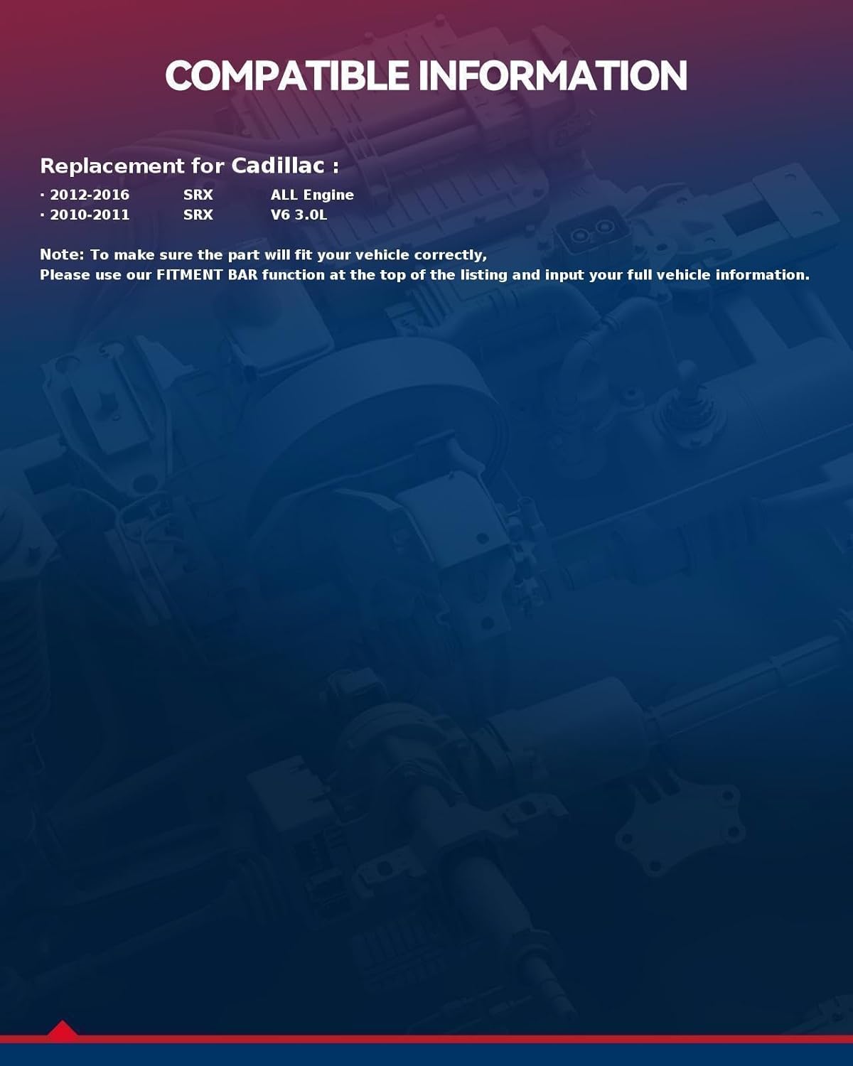 KAX 21-4075 Power Steering Pump, Without Pulley, Without Reservoir, Fit for SRX 3.0L 2010-2011, SRX 2012-2016