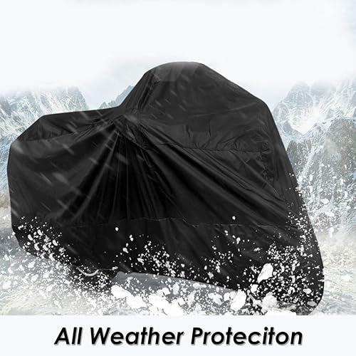 Miniatura 5 de Funda impermeable para motocicleta, almacenamiento al aire libre, para todo tipo de clima, cubierta de motocicleta para interiores, a prueba de