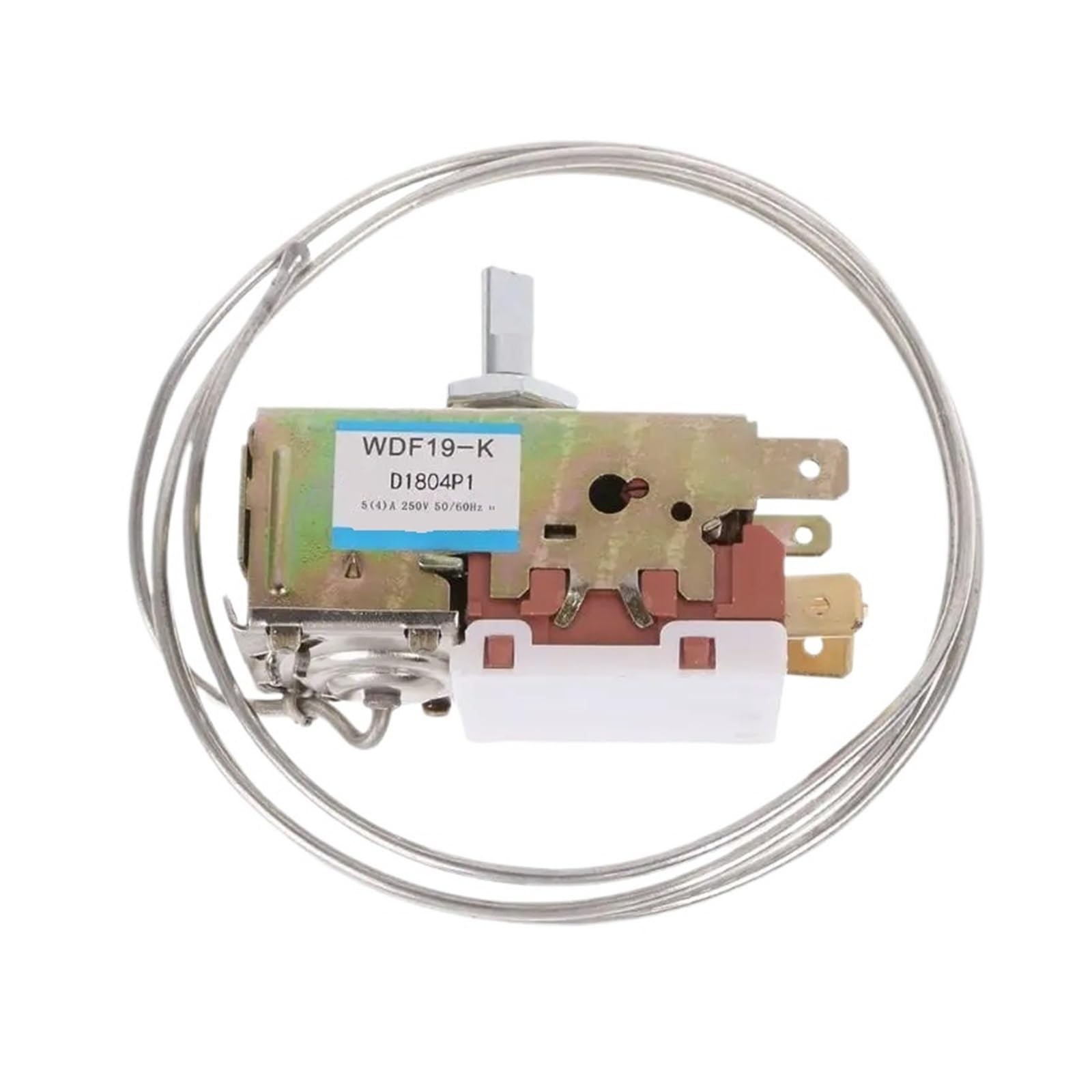 Fkymx 1Pcs Wdf-19-K Refrigerator Thermostat Household Metal Temperature Controller
