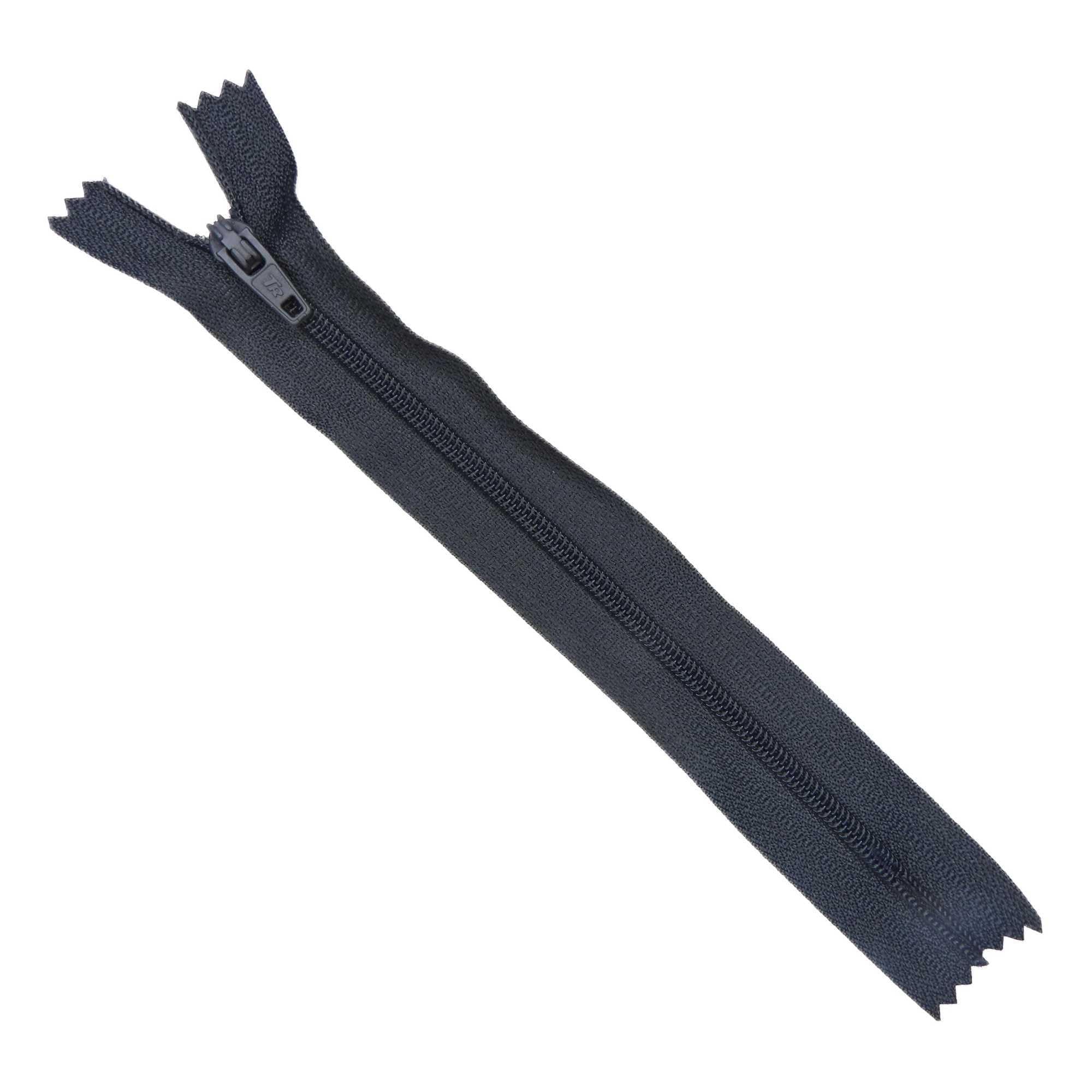 30cm 12 Inch Closed End Zip Nylon No3 Autolock 55 Colour Buy 1 Or 2 Zippers 456D, 0309 Dark Grey Slate, 2