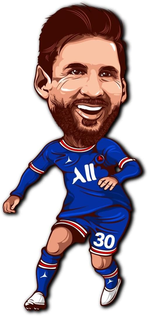 Bhai Please Lionel Messi Wooden Fridge Magnet 3 Inch | Football Soccer Fan Gift | Goat Messi Tribute Collectible | Sports Decor Football Lovers