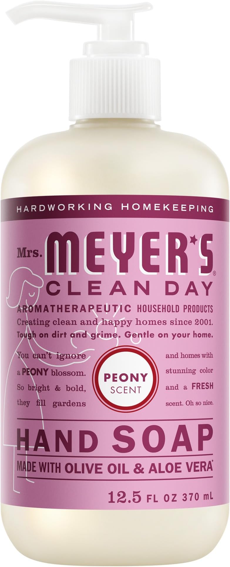 Liquid Hand soap, Peony, 12.50 oz