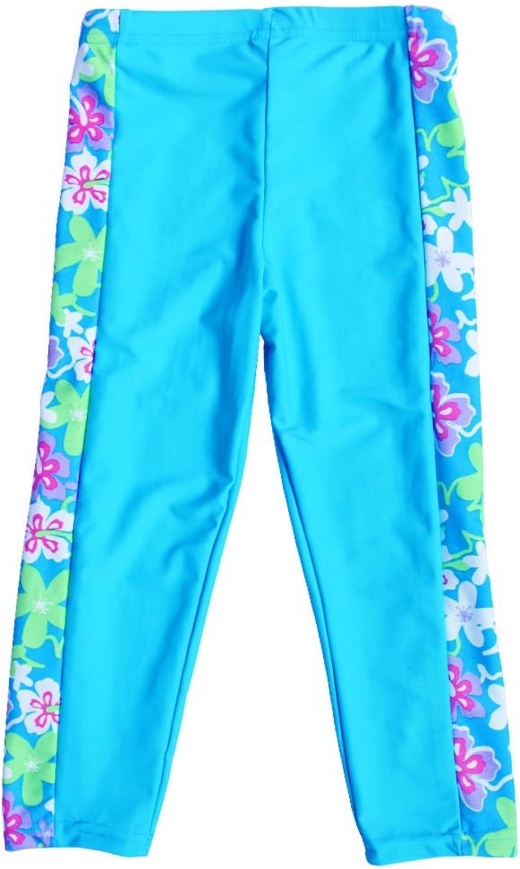 Girls Two Piece Swimsuit Long Sleeve Floral Bathing Suit UPF 50+ Summer Beach Swimwear