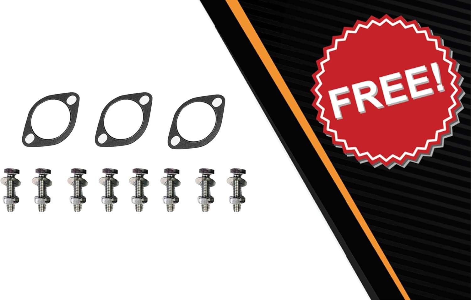 Northeastern Exhaust | Direct-Fit Flex Front Pipe Compatible for Ford Police Interceptor Utility 2013-2019 3.7L | Stainless Steel | Free Gaskets and Bolts & Nuts Included | Automotive Replacement Part