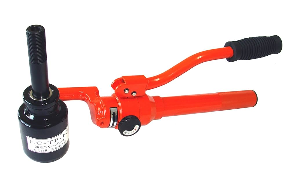 □西田製作所 NC-TP-F-1 本体 手動式油圧パンチャー