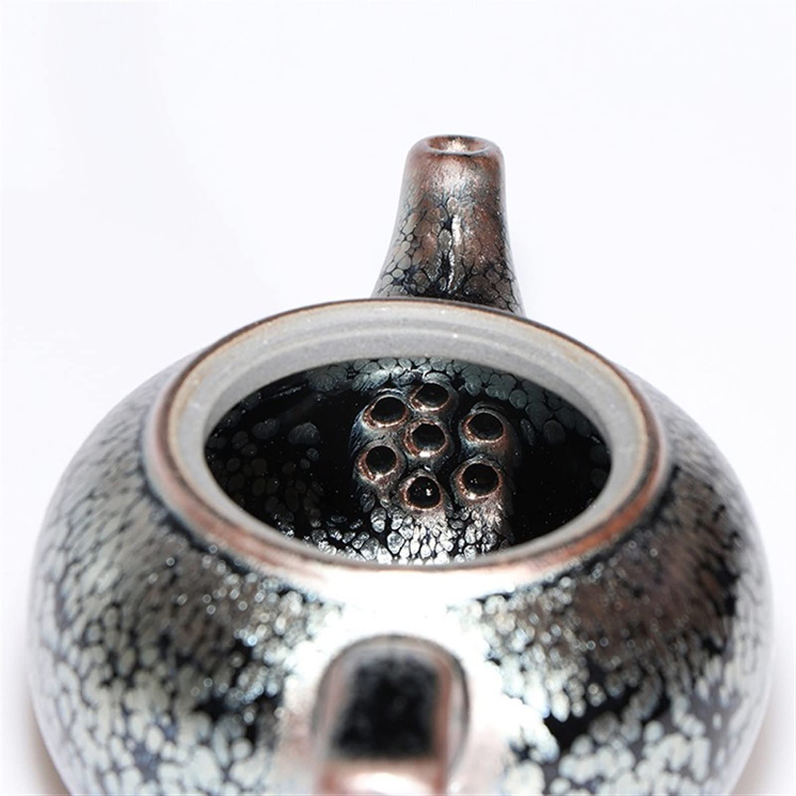 czajniczek chiński czajniczek ceramiczny Dzbanek do herbaty 220 ml ceramiczny czajniczek retro chiński czajniczek mały zestaw do herbaty do domowego biura biała herbata czarna herbata herbata Pu'er he