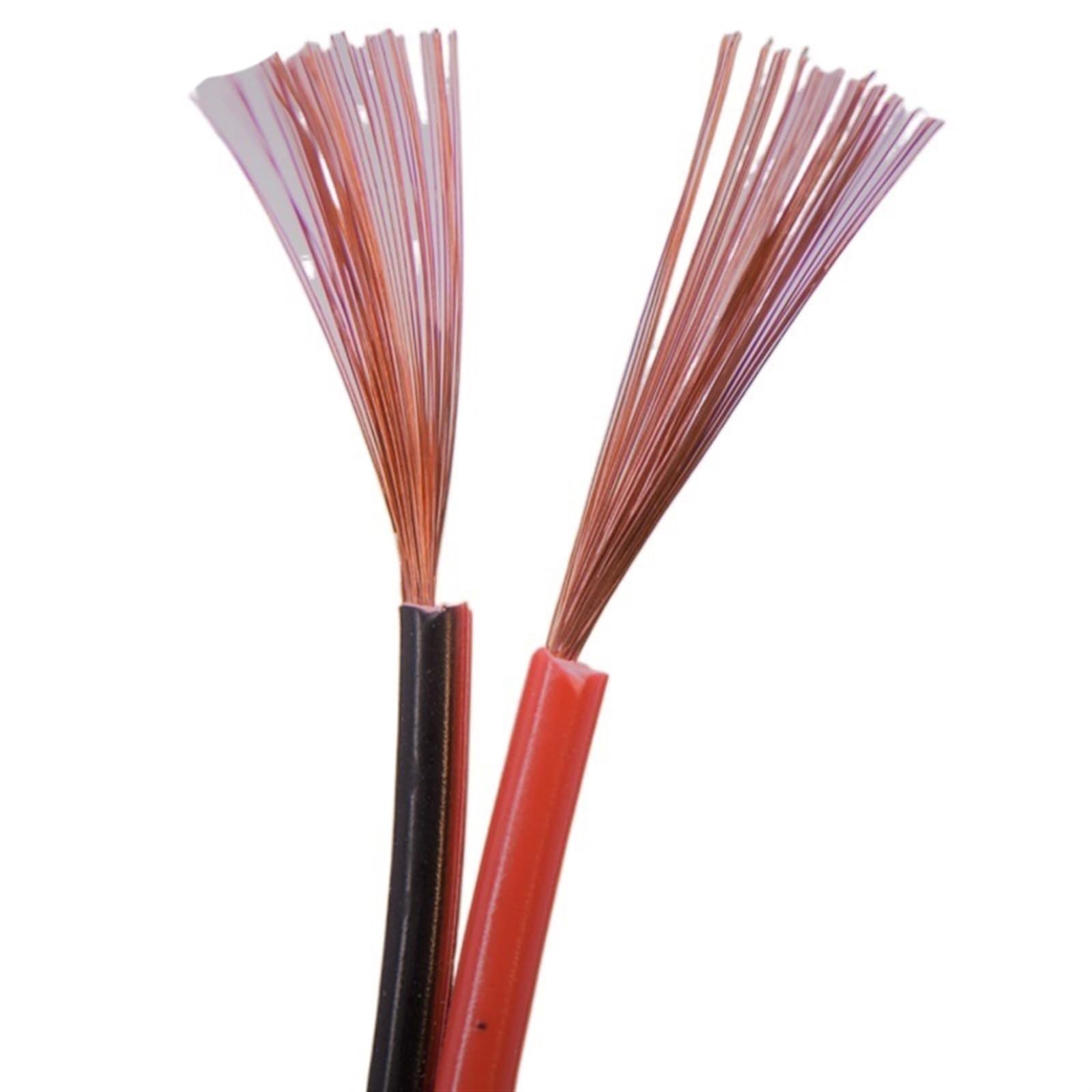 Trunking Solidne głośniki Przewód głośnikowy 0,75 1,0 1,5 mm Kabel rdzeniowy DIY Linia audio Czysta miedź beztlenowa Kabel Złącze krosno (kolor: 0,75 mm, rozmiar: 20 m)