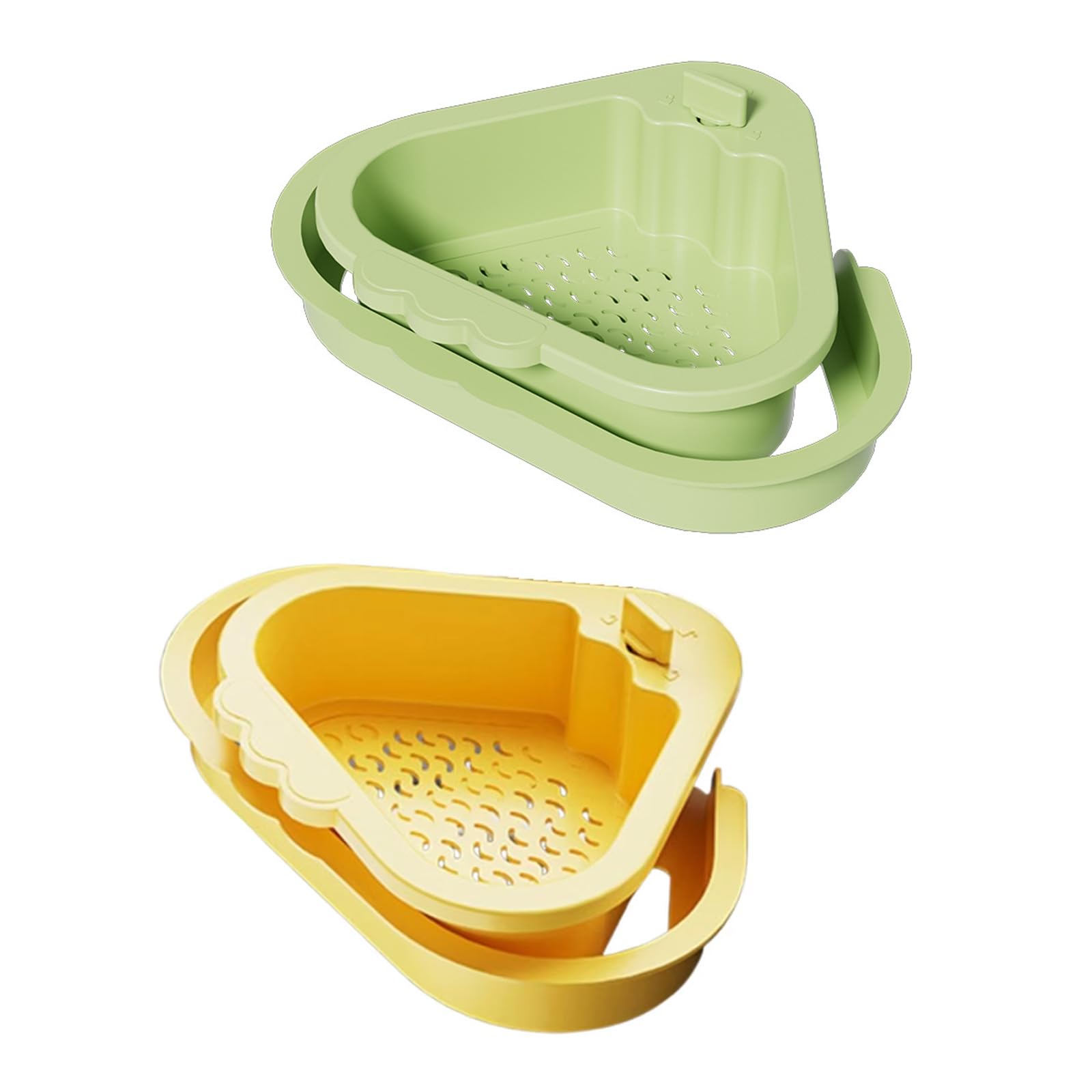 Collecteur de déchets de cuisine robuste avec filtre triangulaire durable