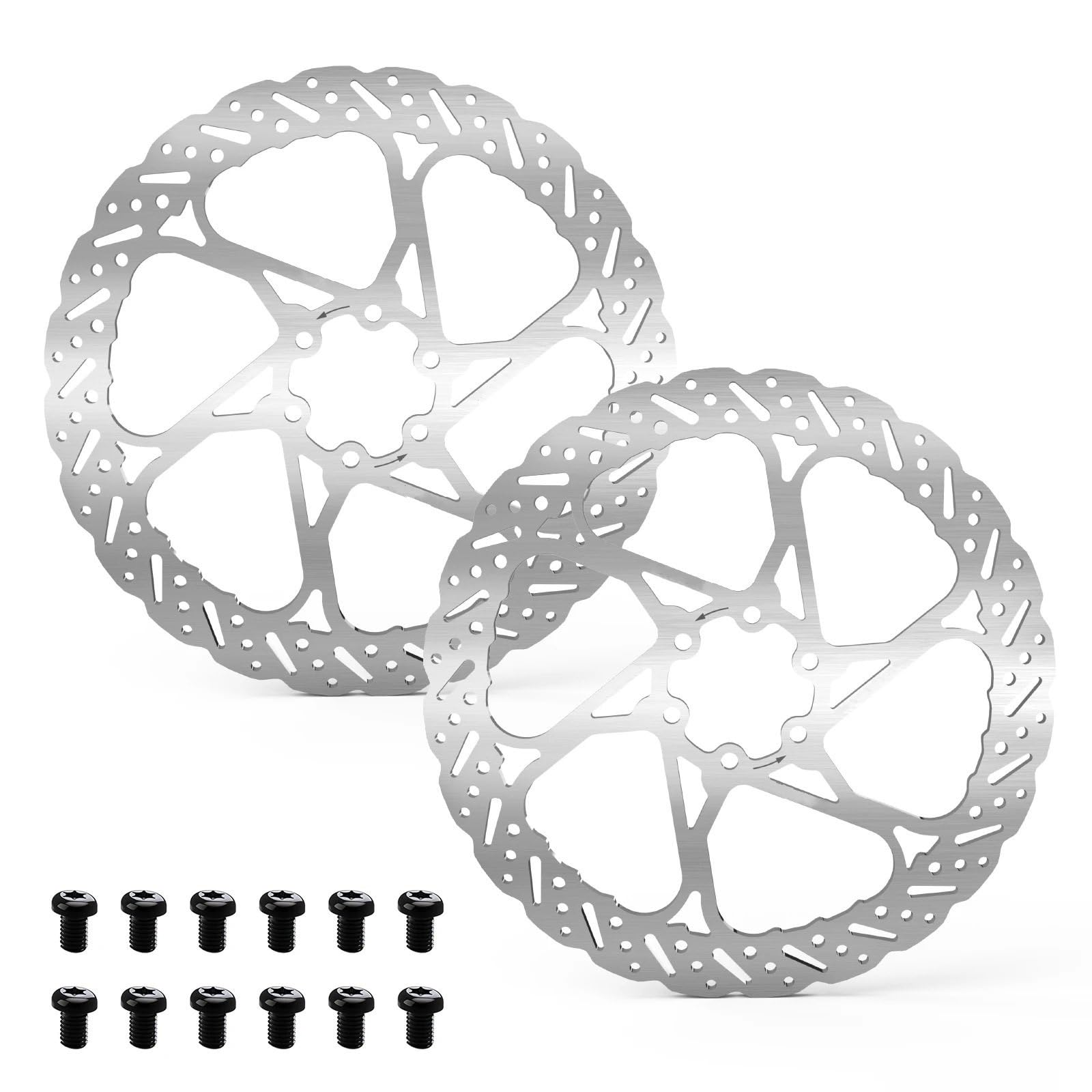 Tarcza hamulcowa do motocykla Pasuje do hydraulicznych tarcz hamulcowych SHIMANO rowerowych Ultralekki rowerowy wirnik hamulca tarczowego(2PC 140MM)