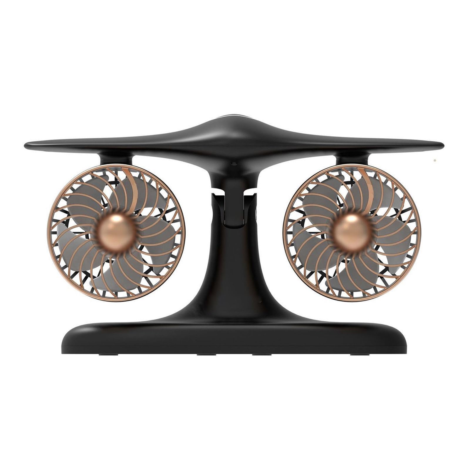 NRVTRE Rechargeable Fan Double Head Desk Fan 4.5W Camping 8000mAh Texture for Outdoor Camping Outdoor Portable Desk