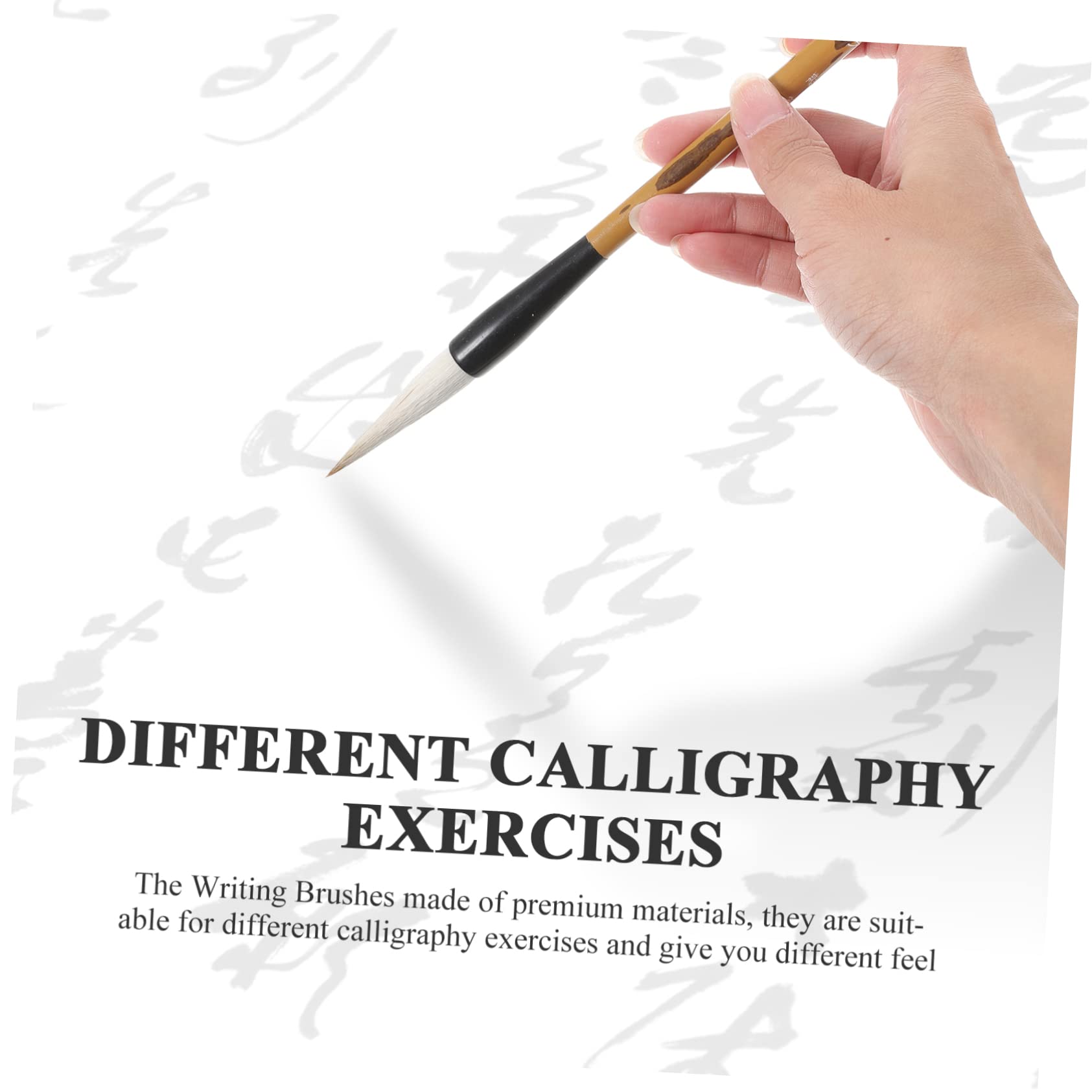 TEHAUX 15pezzi Pennelli Per Calligrafia Cinesi Brush Per Scrittura e Pittura Multifunzione Per Disegno e Esercizi Di Calligrafia
