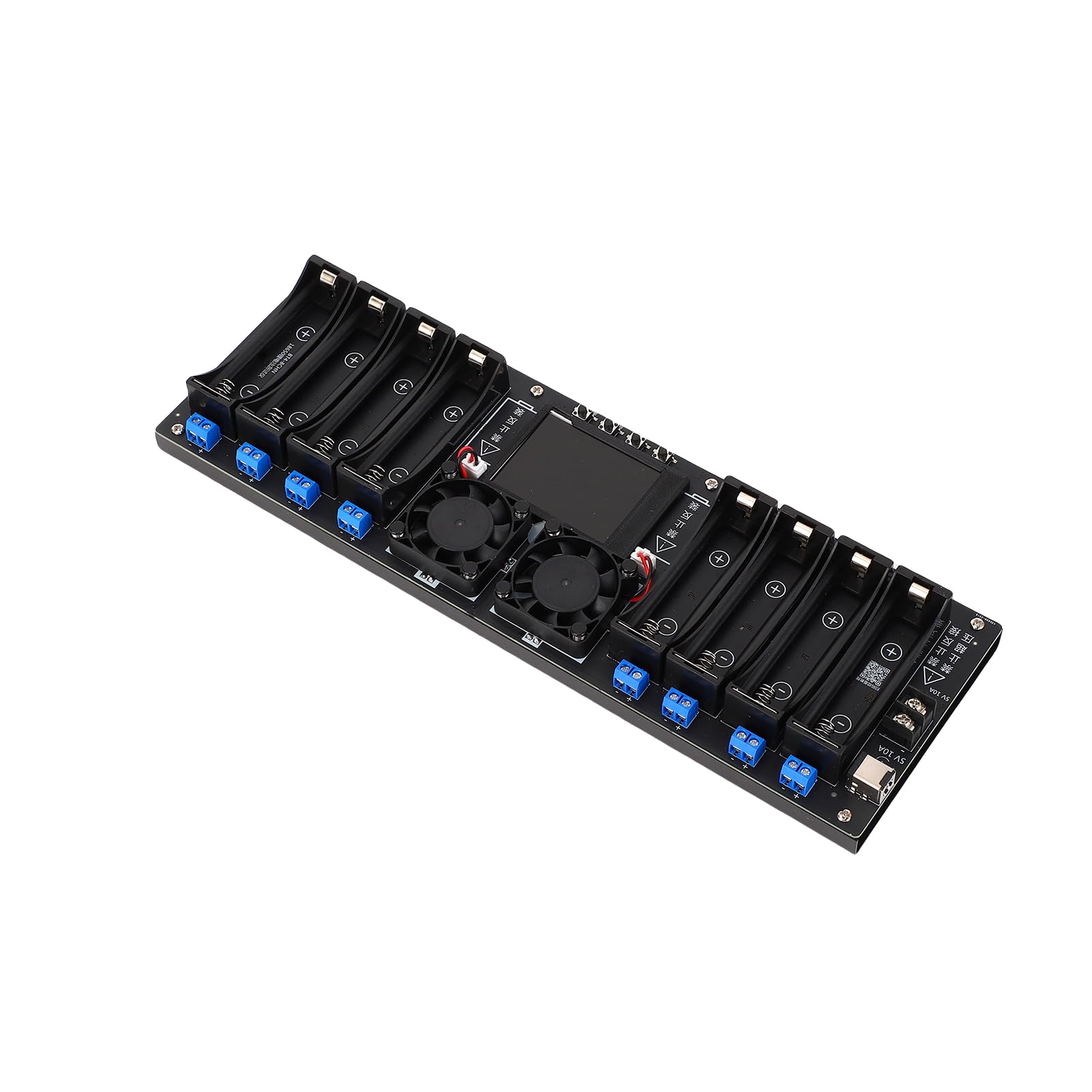 aqxreight 8-Kanal-Batterietester, Multimodus-Lithiumbatterie-Kapazitätsmessgerät mit 24-Zoll-Display, Synchronisierungsfunktion und Schutzfunktionen für Professionelle und Heimwerker-Batterietests