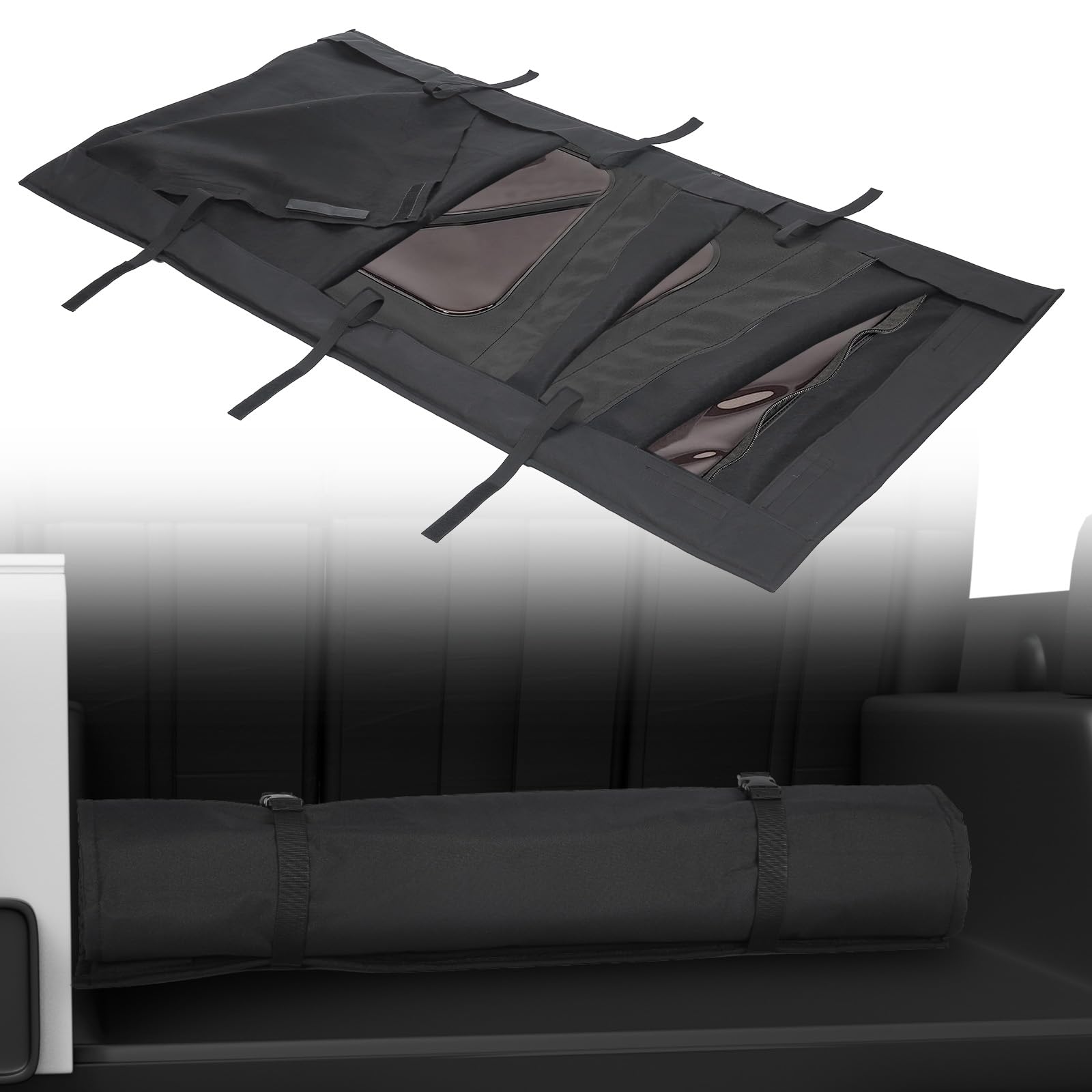 Photo 1 of ***SIMILAR ITEM***
JOYTUTUS Soft Top Window Storage Bag Compatible with Wrangler TJ JL, Soft Top Window Storage Bag Roll for Wrangler Accessories 1976-2006 CJ YJ TJ & 2018-2026 JL Waterproof and Wear-Resistant