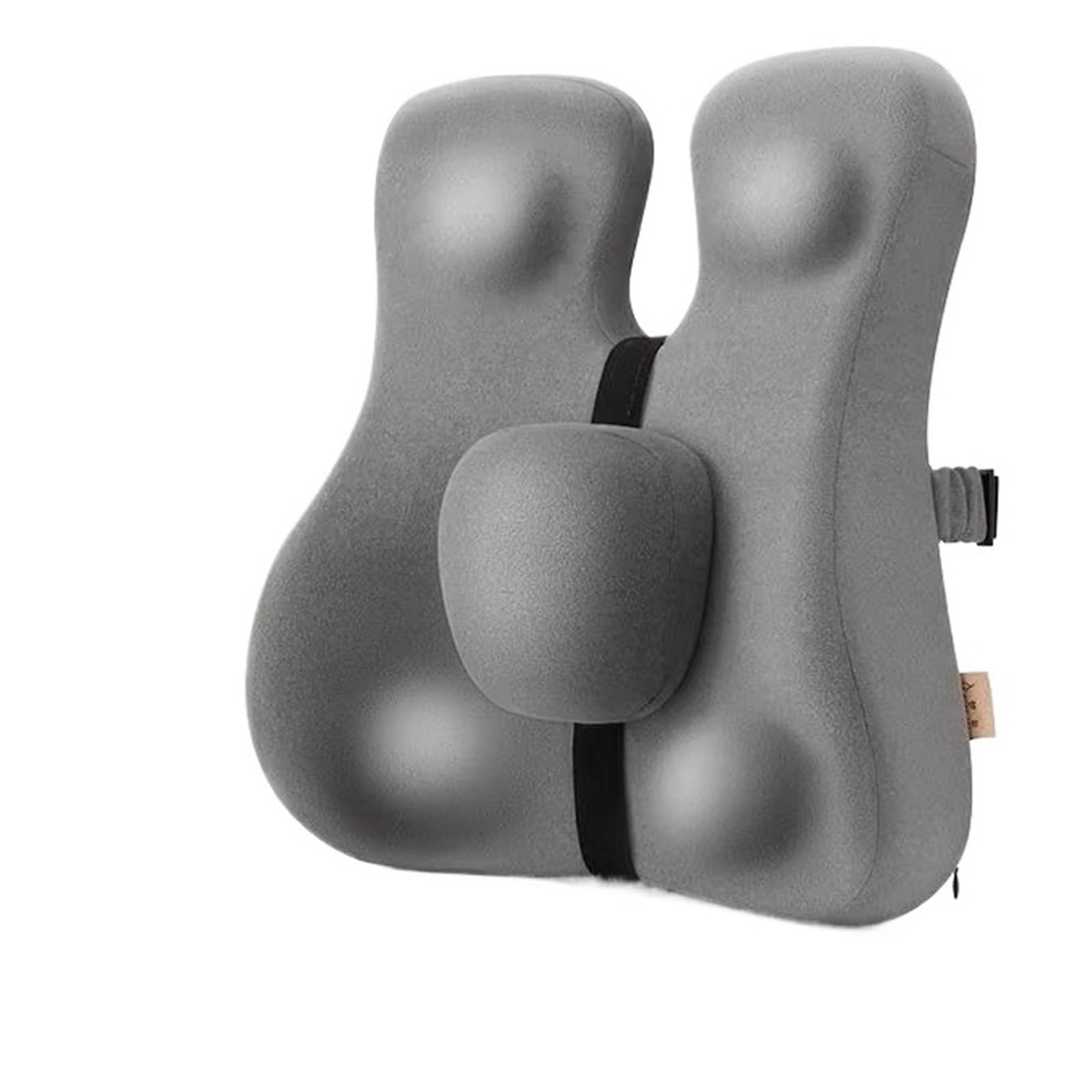 RYNVRNCOE Seat Back Cushion Memory Foam Car Interior Accessories Lumbar Side Support Pillow(Gray)