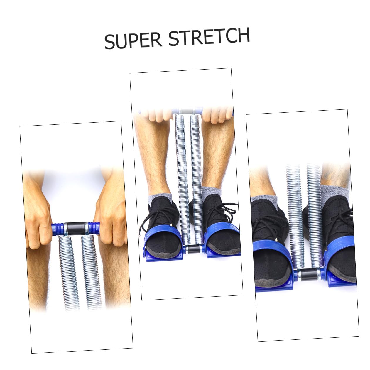 Mikikit tavola elastica passo-passo rafforzamento gamba palestra estrattore idoneità alla pedalata fune di trazione in acciaio attrezzature per il fitness Blue