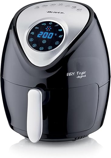 Ariete Airy Fryer Digital 4616, Friggitrice ad Aria 3,5 Litri, Timer da...