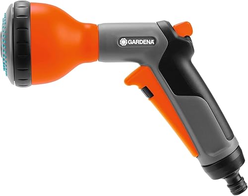 Gardena Pulverizador múltiple clásico pulverizador de jardín para regar camas y plantas en macetas, tres patrones de pulverización, protección