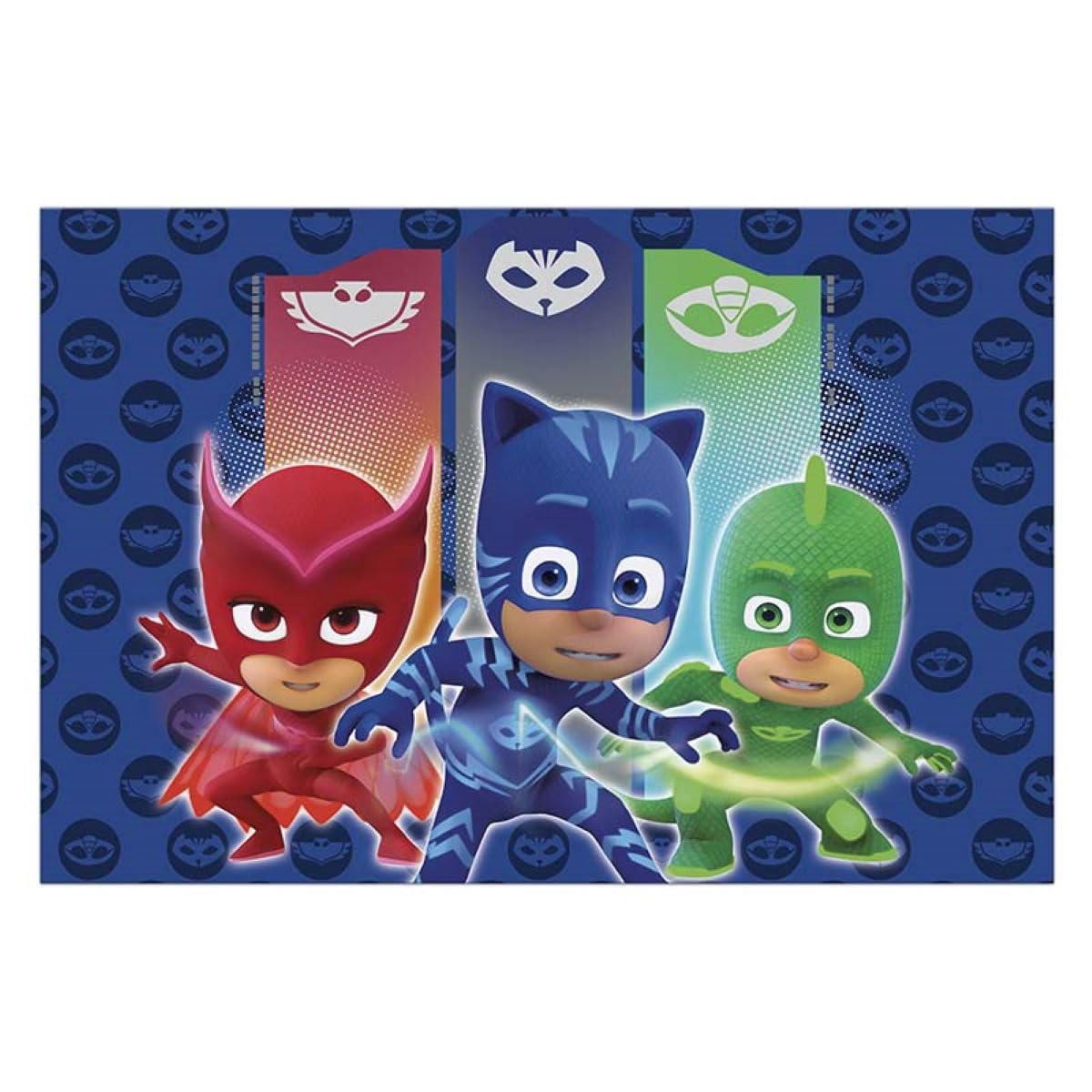 Procos Plastic Tablecloth PJ Masks (120x180cm), multicoloured, one-size, 10116949