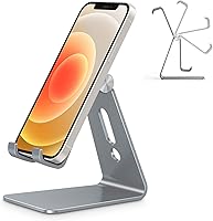 Vista 5 de Soporte ajustable para teléfono celular, soporte de escritorio para teléfono celular o tablet OMOTON