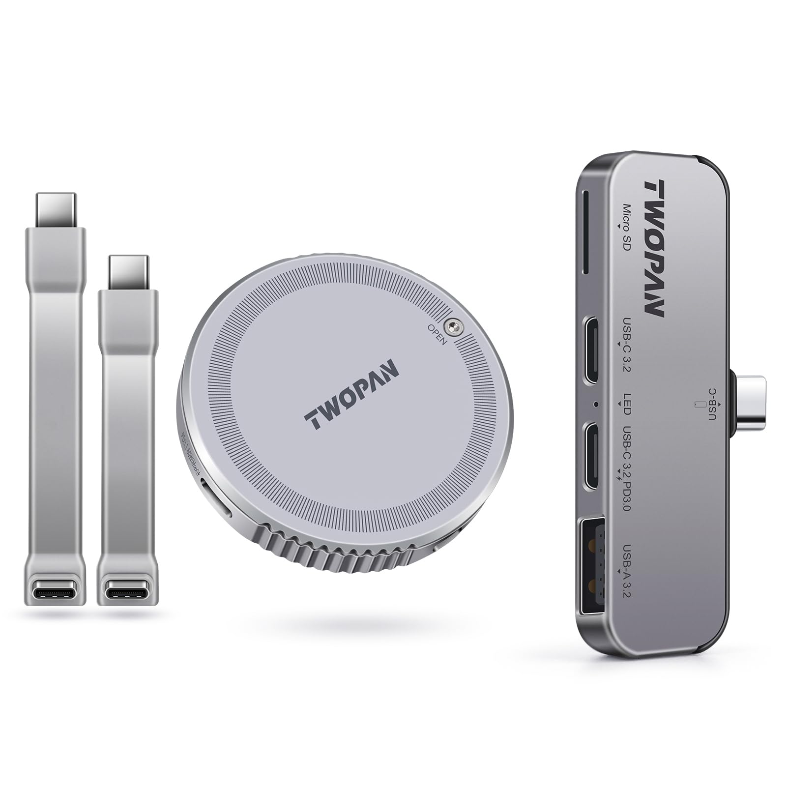 Amazon.com: TWOPAN iPhone USB C Hub with M.2 2230 NVMe Dual-Sided