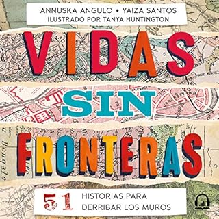 Diseño de la portada del título Vidas sin fronteras