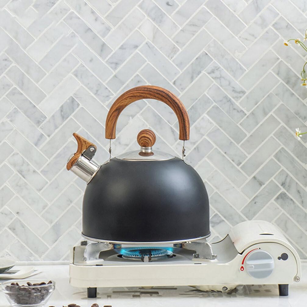 コンロ用ケトル、3L 急速ステンレススチールティーケトルウォーターボイラーティーポット、IHガスコンロ用、家庭用キッチンキャンプ用