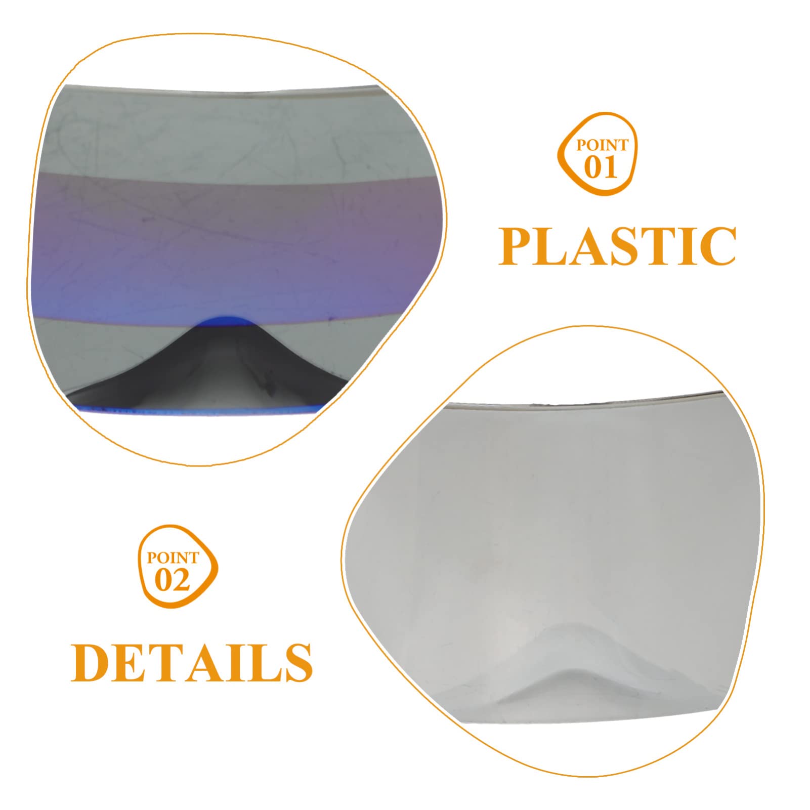 GALPADA 10piezas Gafas Translucidas Divertidas Para Fiestas Accesorios De Fiesta Cibernética Lentes Estilo Futurista Para Festivales y Eventos Sociales